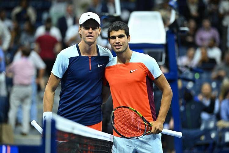 Sinner e Alcaraz ai quarti di finale degli Us Open 2022 - Fotogramma/IPA