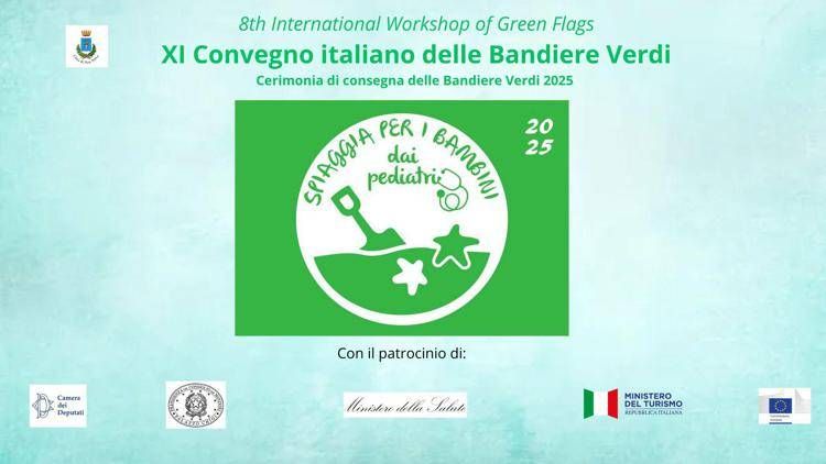 Estate, consegnate le Bandiere verdi 2025: le spiagge adatte ai bimbi scelte dai pediatri